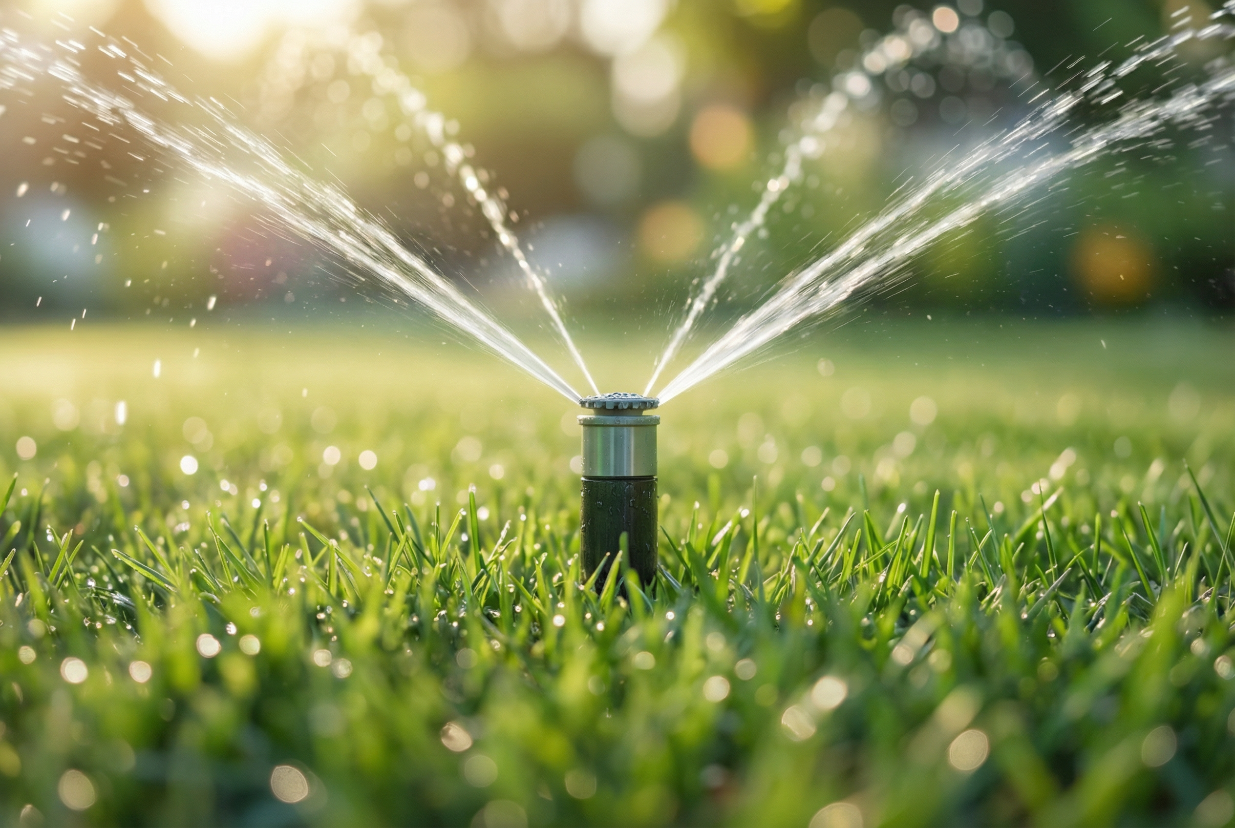 Система автоматического полива на садовом участке