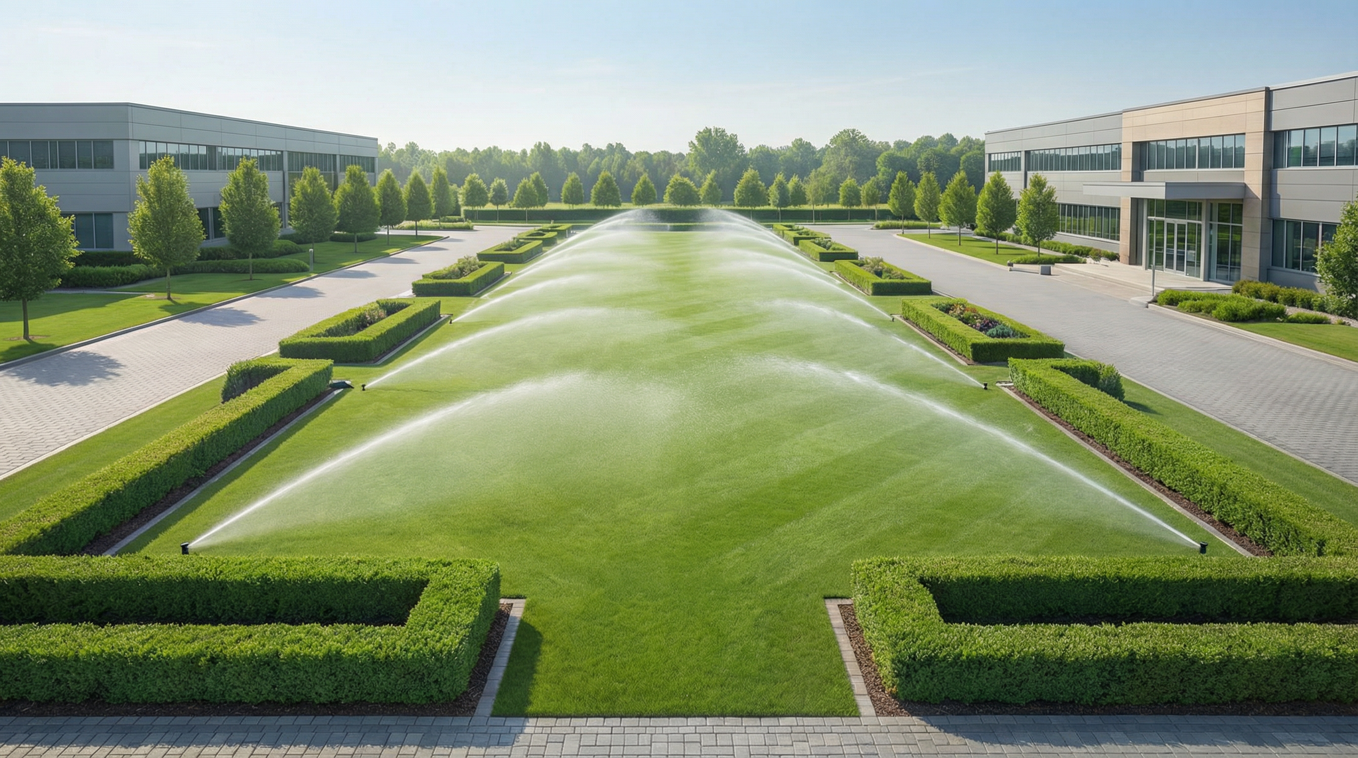 Автоматическая система полива для газона